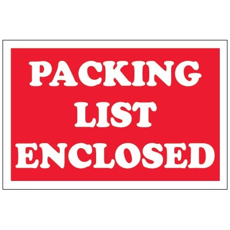 Bsc Preferred 2 x 3'' - ''Packing List Enclosed'' Labels BUY00021345